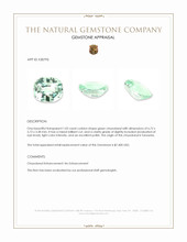 1.05 Ct. Green Chrysoberyl from Tanzania Appraisal