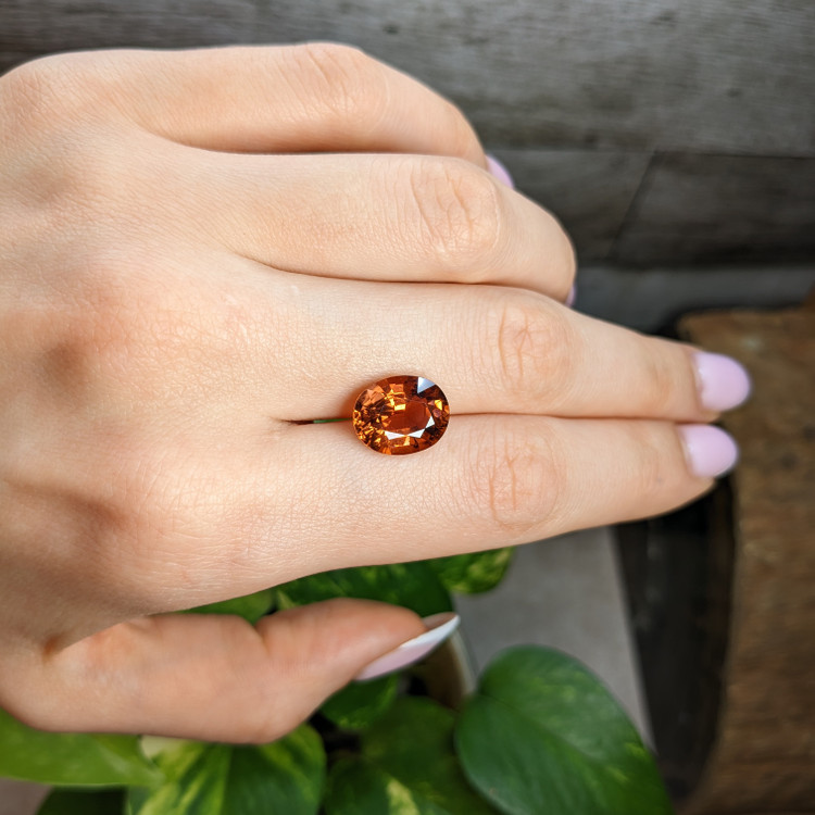 5.67 Ct. Reddish Orange Tourmaline from Africa