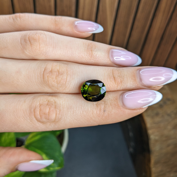 7.47 Ct. Green Tourmaline from Africa