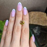 4.90 Ct. Yellowish Green Tourmaline from Africa Life Style