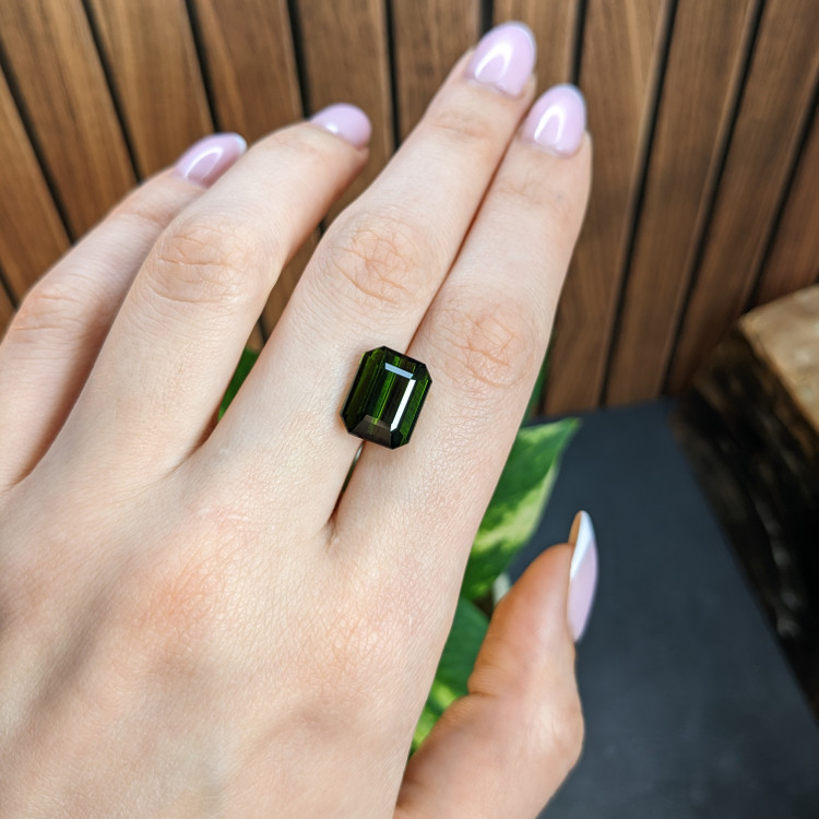 8.13 Ct. Green Tourmaline from Africa