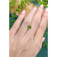 1.34 Ct. Green (Lime Green) Peridot from Burma (Myanmar) Life Style