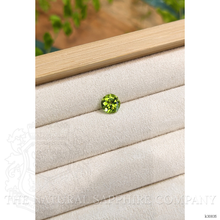 1.34 Ct. Green (Lime Green) Peridot from Burma (Myanmar)