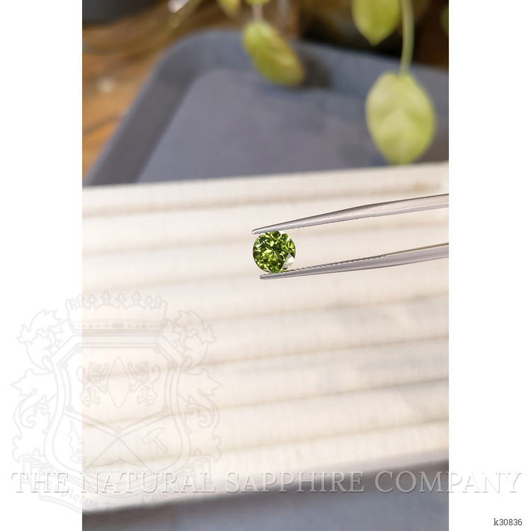 1.26 Ct. Green (Lime Green) Peridot from Burma (Myanmar)