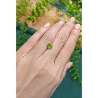 1.36 Ct. Green (Lime Green) Peridot from Burma (Myanmar) Life Style