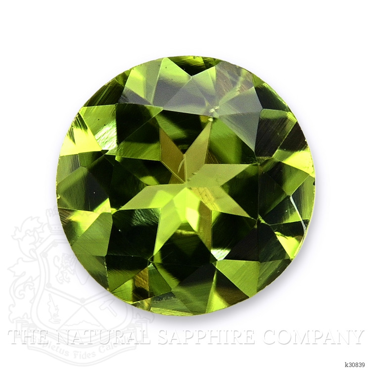 1.14 Ct. Green (Lime Green) Peridot from Burma (Myanmar)