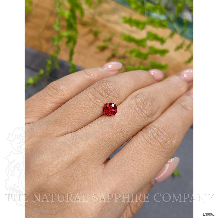 1.29 Ct. Red Spinel from Burma (Myanmar)