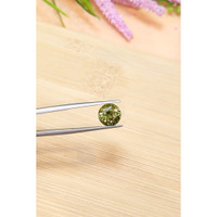 4.09 Ct. Demantoid Garnet from Madagascar Life Style