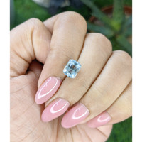 1.79 Ct. Blue Aquamarine from Madagascar Life Style