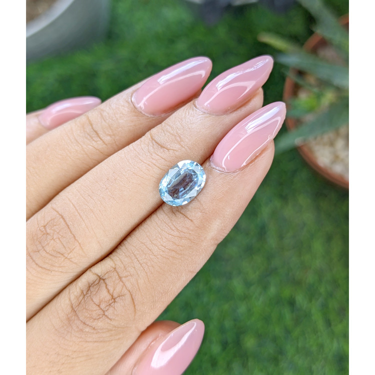 1.71 Ct. Blue Aquamarine from Madagascar