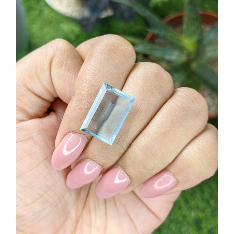 7.76 Ct. Blue Aquamarine from Madagascar