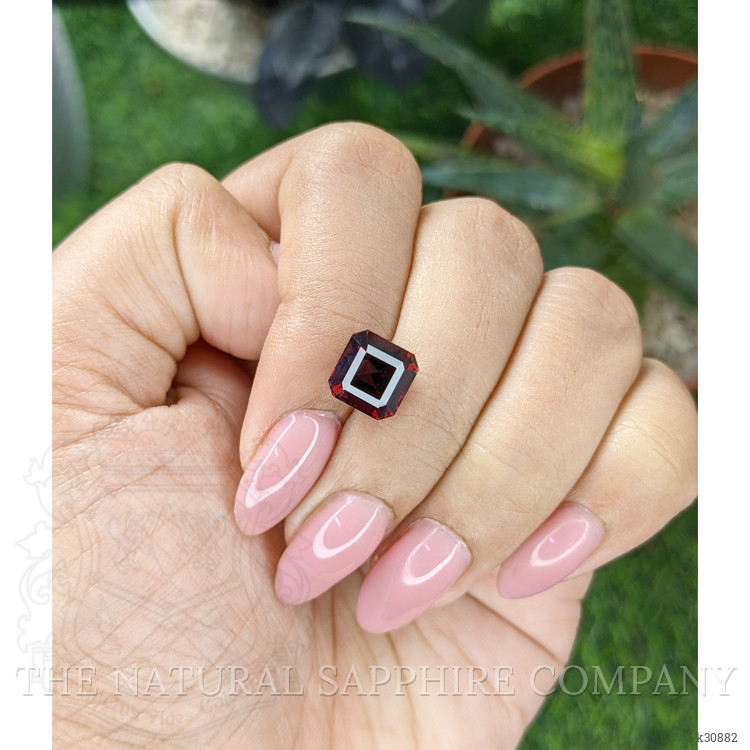 4.02 Ct. Red Rhodolite Garnet from Ceylon (Sri Lanka)