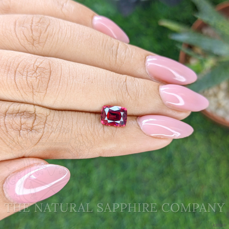 1.96 Ct. Purplish Pink Rhodolite Garnet from Ceylon (Sri Lanka)