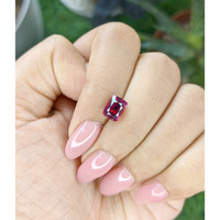 1.96 Ct. Purplish Pink Rhodolite Garnet from Ceylon (Sri Lanka) Life Style