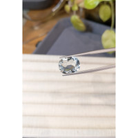 5.86 Ct. Blue Aquamarine from Brazil Life Style