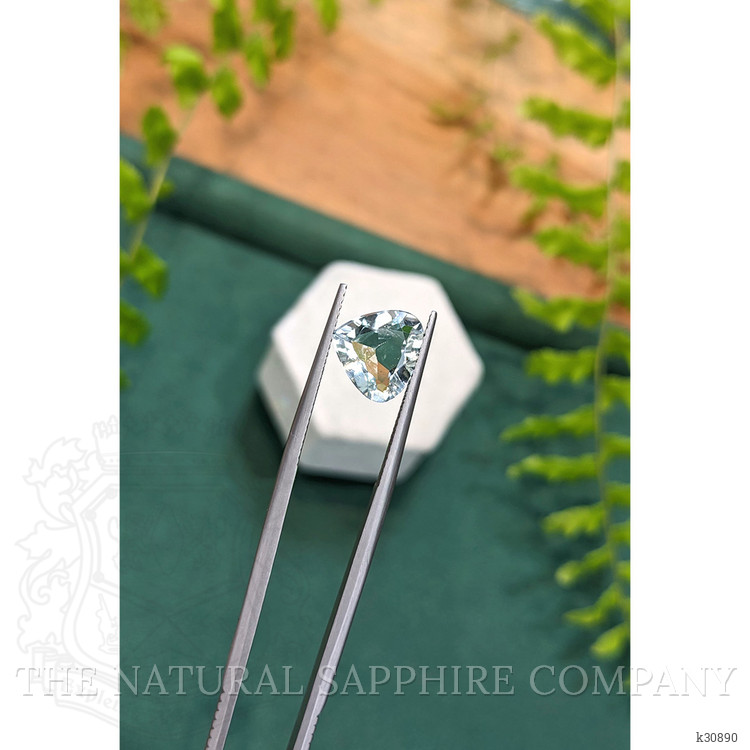 2.55 Ct. Bluish Green Aquamarine from Brazil