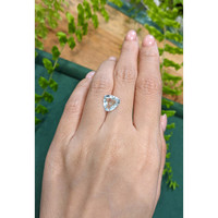 2.55 Ct. Bluish Green Aquamarine from Brazil Life Style