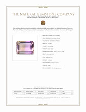 32.23 Ct. Bi Color Ametrine from Brazil Scan Report
