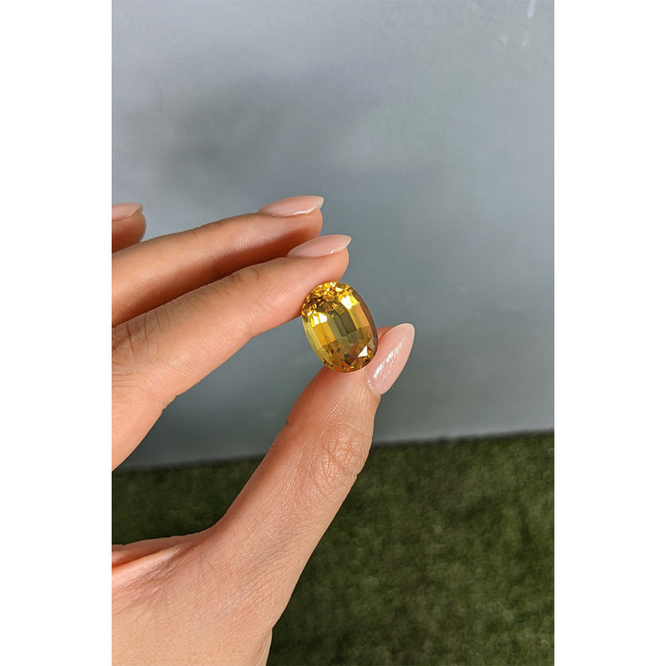12.91 Ct. Yellow Citrine from Brazil