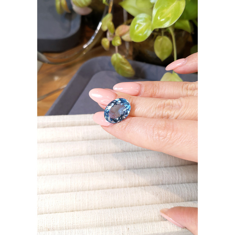 8.48 Ct. Blue Aquamarine from Brazil