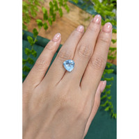 3.20 Ct. Blue Aquamarine from Brazil Life Style