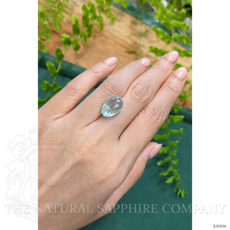 10.29 Ct. Bluish Green Aquamarine from Brazil