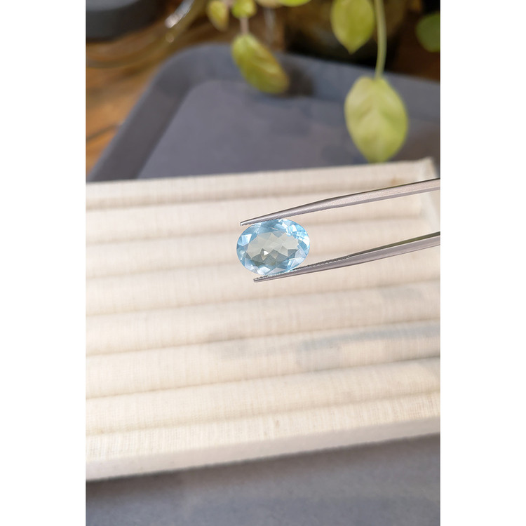 6.28 Ct. Blue Aquamarine from Brazil