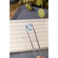 6.28 Ct. Blue Aquamarine from Brazil Life Style