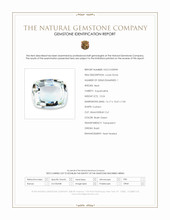 10.24 Ct. Bluish Green Aquamarine from Brazil Scan Report