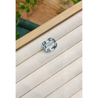 10.24 Ct. Bluish Green Aquamarine from Brazil Life Style