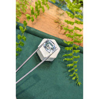 10.24 Ct. Bluish Green Aquamarine from Brazil Life Style