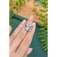 10.24 Ct. Bluish Green Aquamarine from Brazil Life Style