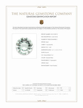 14.30 Ct. Greenish Blue Aquamarine from Brazil Scan Report