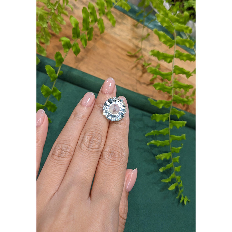 14.30 Ct. Bluish Green Aquamarine from Brazil