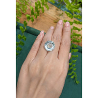 14.30 Ct. Bluish Green Aquamarine from Brazil Life Style