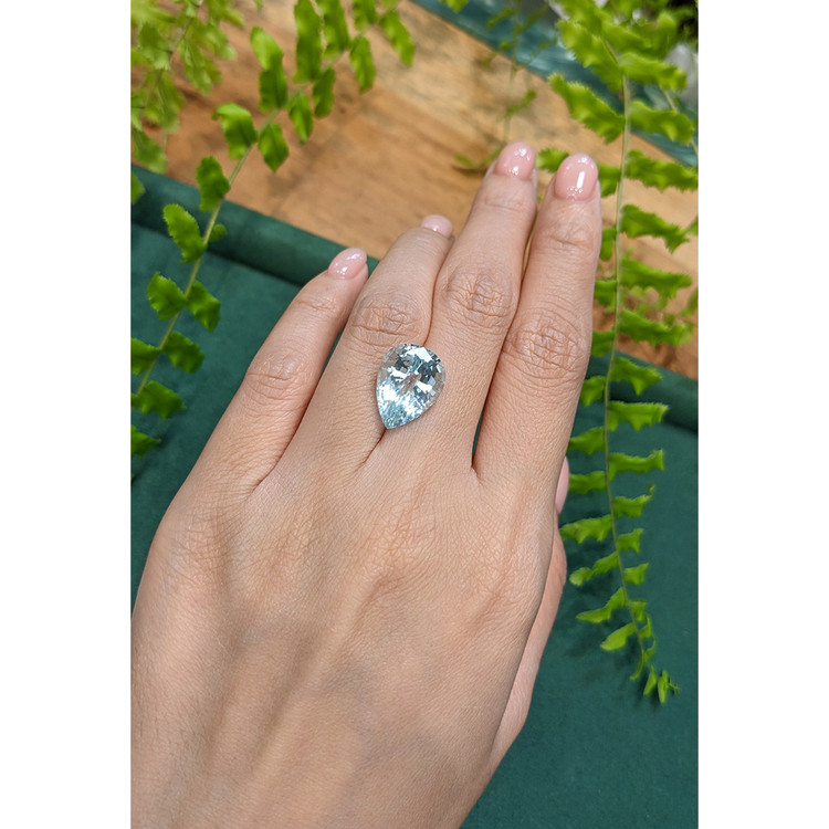 7.74 Ct. Greenish Blue Aquamarine from Brazil