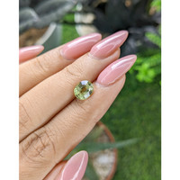 2.09 Ct. Yellowish Green Chrysoberyl from Madagascar Life Style