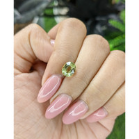 2.09 Ct. Yellowish Green Chrysoberyl from Madagascar Life Style