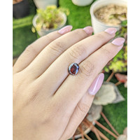 2.97 Ct. Red Garnet from Ceylon (Sri Lanka) Life Style
