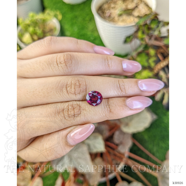 4.11 Ct. Purplish Pink Rhodolite Garnet from Ceylon (Sri Lanka)