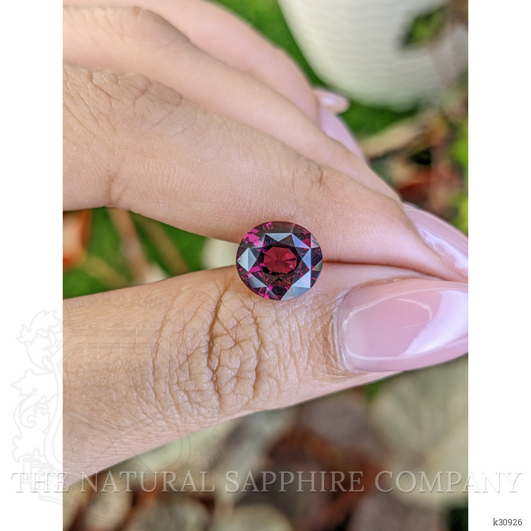 4.11 Ct. Purplish Pink Rhodolite Garnet from Ceylon (Sri Lanka)