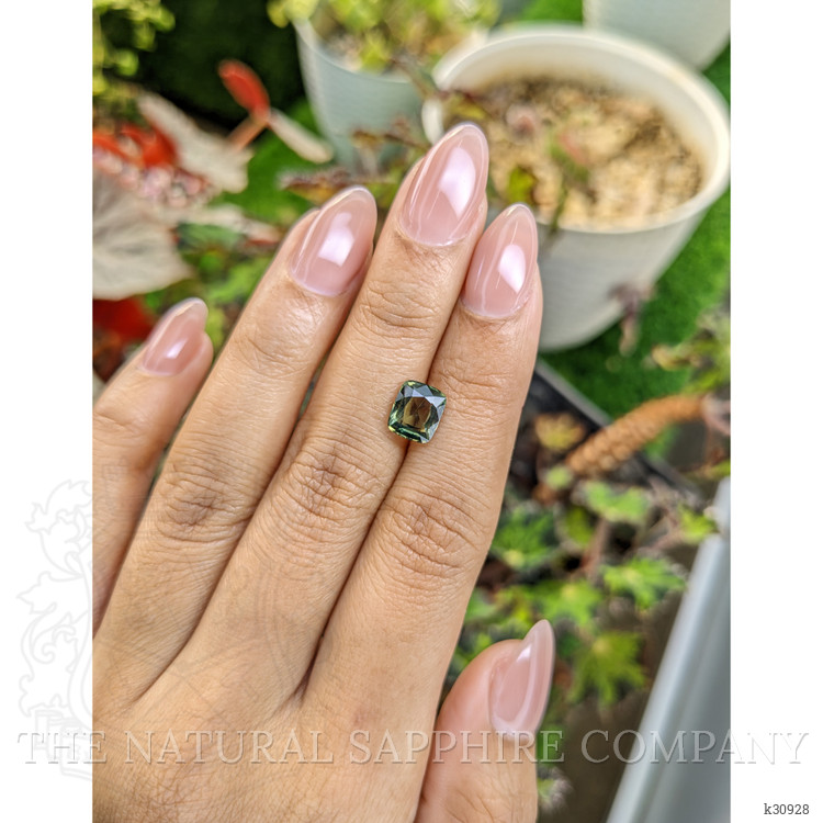 2.08 Ct. Yellowish Green Kornerupine from Ceylon (Sri Lanka)