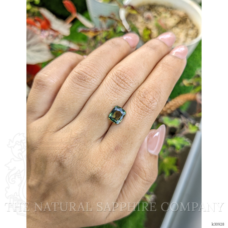 2.08 Ct. Yellowish Green Kornerupine from Ceylon (Sri Lanka)