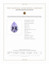0.53 Ct. Violet Spinel from Ceylon (Sri Lanka) Scan Report