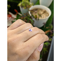 0.53 Ct. Violet Spinel from Ceylon (Sri Lanka) Life Style