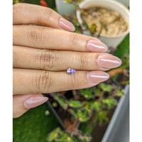 0.53 Ct. Violet Spinel from Ceylon (Sri Lanka) Life Style