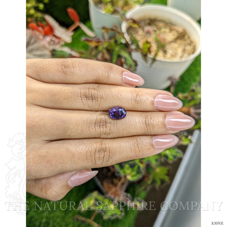 2.95 Ct. Purple Spinel from Ceylon (Sri Lanka)