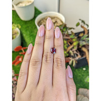 2.18 Ct. Purplish Pink Rhodolite Garnet from Ceylon (Sri Lanka) Life Style