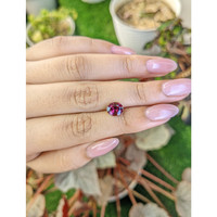 1.61 Ct. Pinkish Purple Rhodolite Garnet from Ceylon (Sri Lanka) Life Style