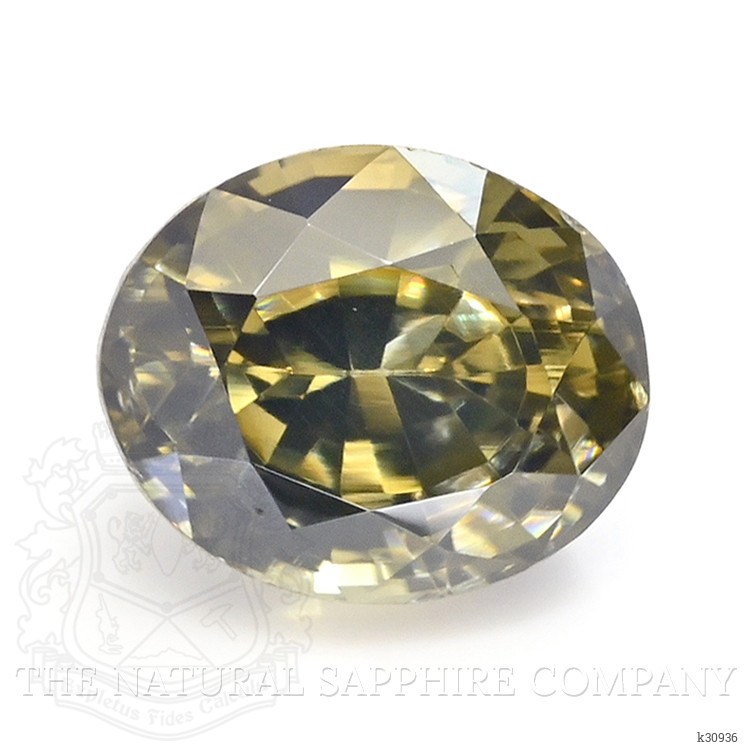 1.75 Ct. Greenish Yellow Zircon from Ceylon (Sri Lanka)